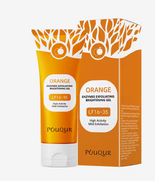 Gamme Peeling Exfoliant Pouqur – Visage & Corps (Teint Net & Hydratation Maximale)