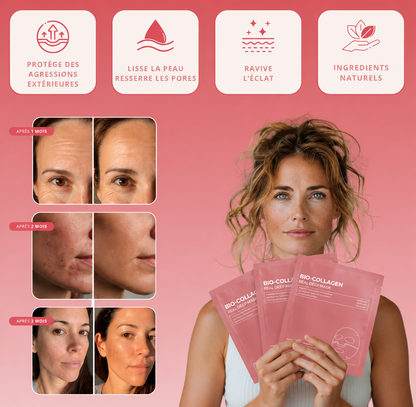 Masque bio-colagène visage